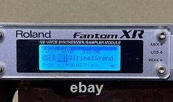 Roland FANTOM-XR Rack Mount Sound Module Used From Japan Tested Working with Cable