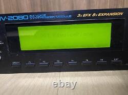 Roland JV-2080 64 Voice Synthesizer Keyboard Sound Module USED Ship from Japan