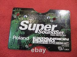 Roland JV Expansion Board SR-JV80-07 Super Sound Set From Japan via FedEx or DHL