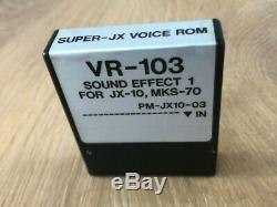 Roland JX-10 MKS-70 VR-103 SUPER JX VOICE ROM SOUND EFFECT 1 From Japan