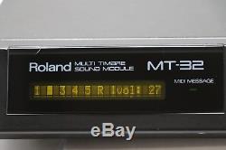 Roland MT-32 Multi Timbre MIDI LA Sound Module Late Model From Japan