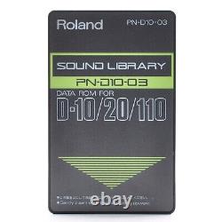 Roland PN-D10-03 Sound Library Data Rom For D-10/D-20/D-110 MIJ Used From Japan