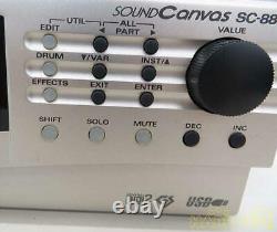 Roland SC-8850 MIDI Sound Module Sound Canvas Synthesizer USB Digital From Japan