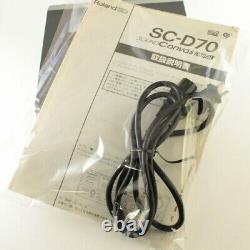 Roland SC-D70 Sound Canvas Sound Module AC100V Silver from Japan Used