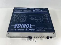 Roland SD-80 Edirol Studio Canvas Sound Module Effector Used From Japan