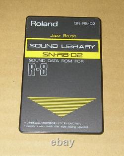 Roland SOUND LIBRARY SN-R8-02 JAZZ BRUSH Made in Japan From Japan