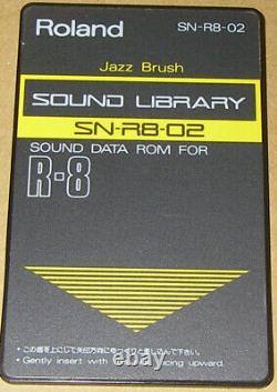 Roland SOUND LIBRARY SN-R8-02 JAZZ BRUSH Made in Japan From Japan