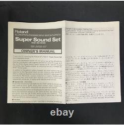 Roland SR-JV80-07 Super Sound Set Expansion Board From Japan Used