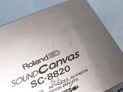 Roland Sound Canvas SC-8820 Module Used GM GS Used from Japan