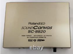 Roland Sound Canvas SC-8820 Sound Source Module From Japan Used