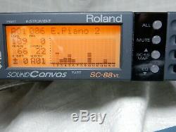 Roland Sound Canvas SC-88VL From Japan Free Shipping #007