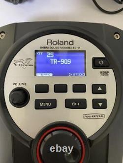 Roland TD-11 V-drums Drum Sound Module Tested from japan