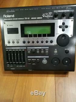 Roland TD-12 Sound V-Drum Electronic Module withCable & Manual from Japan USED