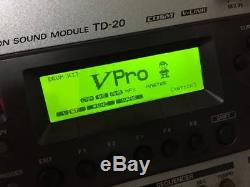 Roland TD-20 Percussion Sound Module Vdrums Perfect working Good from Japan EMS