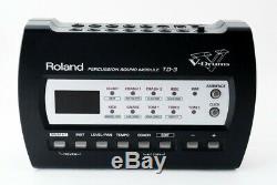 Roland TD-3 Percussion Sound Module Drum Brain V-Drums From Japan Very good