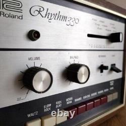 Roland TR-330 Rhythm330 Vintage Drum Machine Tested Power On Sound from Japan