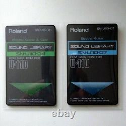 Roland U-110 SOUND LIBRARY 2 pcs SET SN-U110-04 SN-U110-07 From Japan