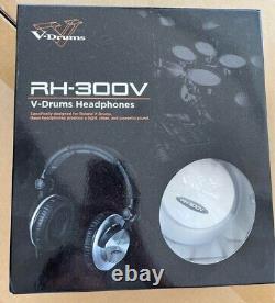 Roland V-Drums Closed Type Dynamic Headphones RH-300V from Japan withBox NEW