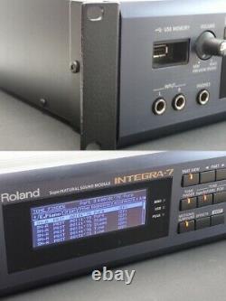 Roland integra 7 SuperNATURAL Sound Module Good codition F/S From Japan