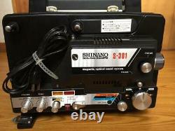 SHINANO Sound Scope Projector 8mm S-301Mint Condition Vintage From Japan