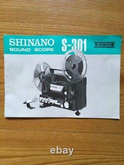 SHINANO Sound Scope Projector 8mm S-301Mint Condition Vintage From Japan