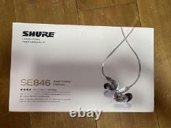 SHURE SE846CL-A Canal Type Sound Isolating Earphone Crystal Clear from japan