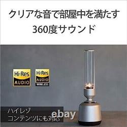 SONY LSPX-S2 Glass Sound Speaker Bluetooth Wi-Fi HiRes Home From Japan Good