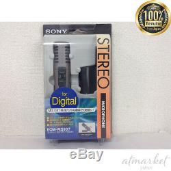 SONY condenser microphone stereo / for sound pickup stand ECM-MS907 From JAPAN