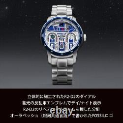STAR WARS X FOSSIL Watch LIMITED EDITION R2-D2 Box With Sound NEW from Japan