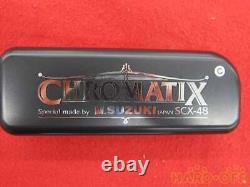 SUZUKI chromatic harmonica Standard Model SCX-48 12 Hole 48 Sound From Japan