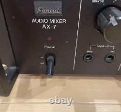 Sansui AX-7 Sound Consolette Audio Deck Mixer Preamplifier From Japan Used