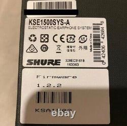Shure KSE1500 Electrostatic Sound Isolating Hi-Res Earphones Unused from JPN F/S