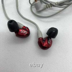 Shure SE535LTD RED Sound Isolating In-Ear DJ Monitoring Earphone from japan