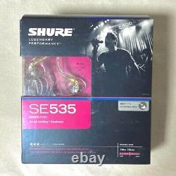Shure Sound Isolating Earphone SE535 Clear with Box Good condition from Japan