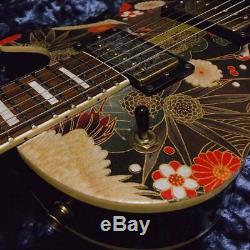 Sogo Les Paul Japanese pattern Beautiful Gold Good Sounding By Fedex From Japan