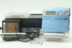 Sony MD WALKMAN MZ-N910 MiniDisc Recorder/Player Blue Sound Great From JAPAN#686