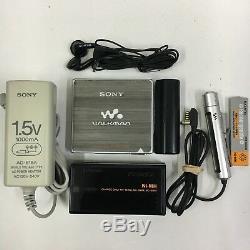 Sony MZ-E900 MDLP MiniDisc Player and Accessory Sounds Great FROM JAPAN #600