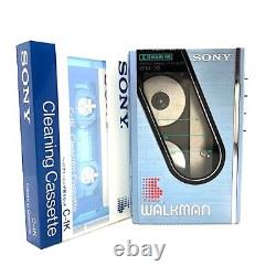 Sony WM-30 blue with soft case super good condition high sound from japan fedex