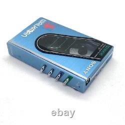 Sony Wm-30 Walkman Blue Cassette Case Size Super Sound From Japan