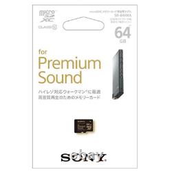 Sony micro SDXC 64GB CLASS10 for Premium Sound SR-64HXA Used From Japan