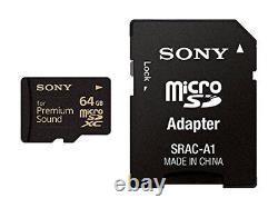 Sony micro SDXC 64GB CLASS10 for Premium Sound SR-64HXA from Japan N2