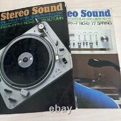 Stereo Sound japanese audio Book Set of 7 Used from Japan