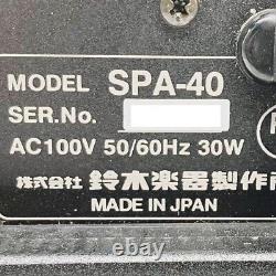 Suzuki Forte Ensemble Amplifier SPA-40 Sound output confirmed Used From Japan