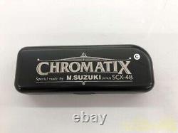 Suzuki SCX-48 Chromatic Harmonica Standard Model 12 Hole 48 Sound from JAPAN