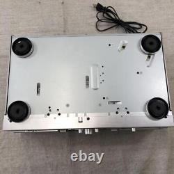 TEAC Double Cassette Deck W-1200 Silver High Quality Sound from Japan