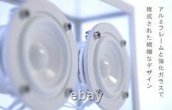 TRANSPARENT SOUND SMALL SPEAKER White Fashionable cool From Japan