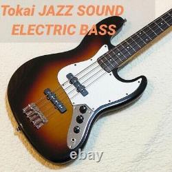 Tokai JAZZ SOUND JB Type 3T Sunburst Electric Bass Guitar Used From Japan