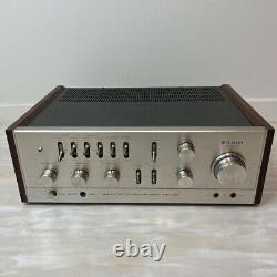 Trio Ka-9006 Premain Amplifier silver / Sound output confirmed / ship from Japan