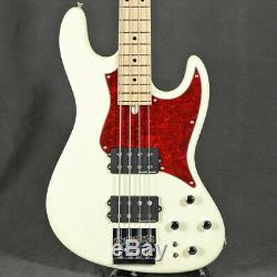 Used Crews Maniac Sound Uncle DHB Vintage White Electric Bass Guitar From Japan