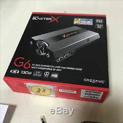 Used SBX-G6 BlasterX G6 Creative Sound Portable Gaming USB DAC F/S from Japan